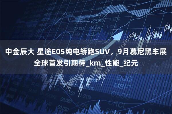 中金辰大 星途E05纯电轿跑SUV，9月慕尼黑车展全球首发引期待_km_性能_纪元